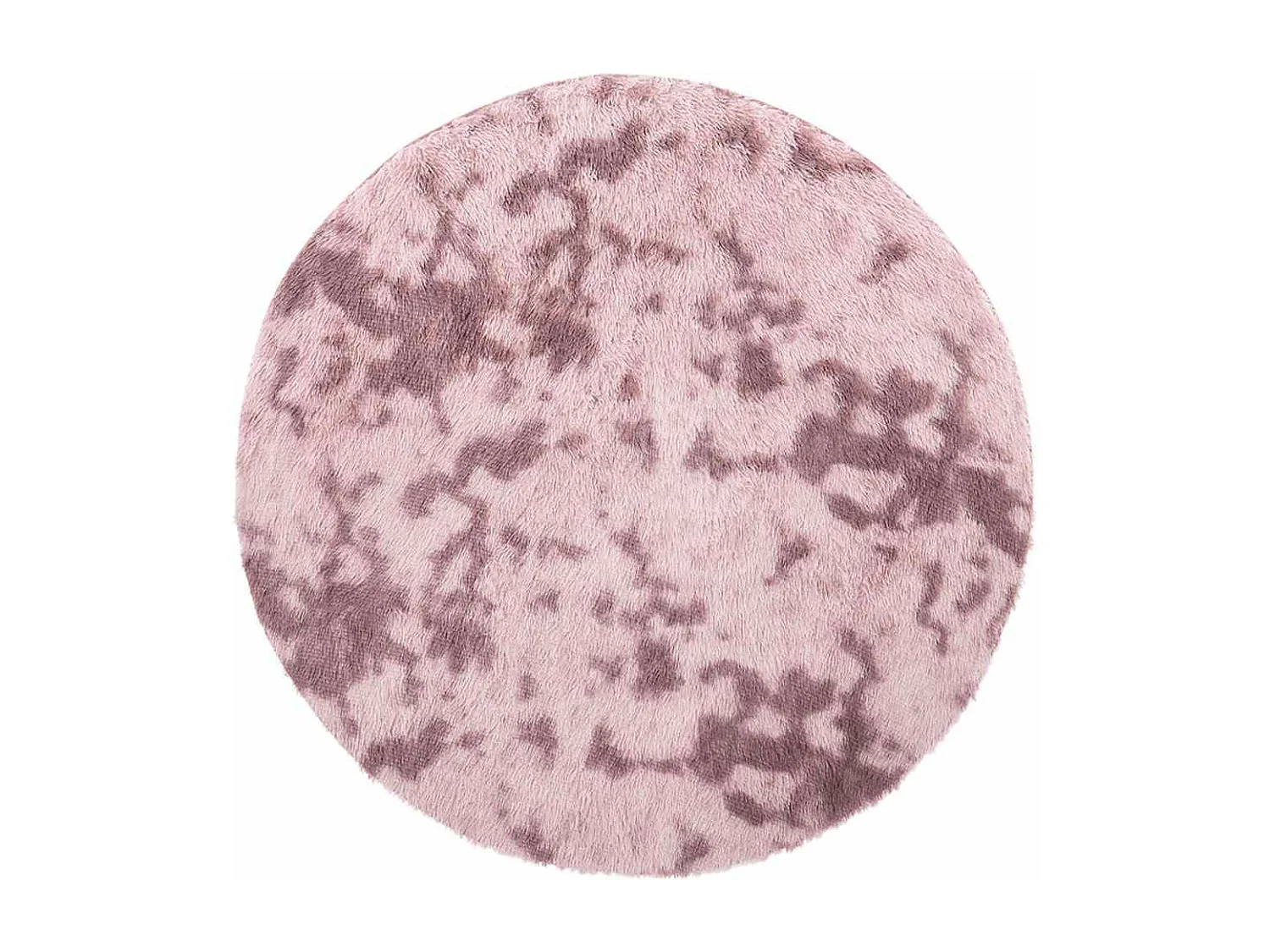 Tapis Shaggy à poils longs NAVARRA rose poudré 240x240 cm