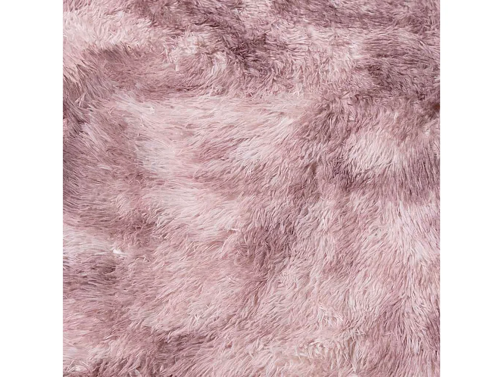 Tapis Shaggy à poils longs NAVARRA rose poudré 240x240 cm