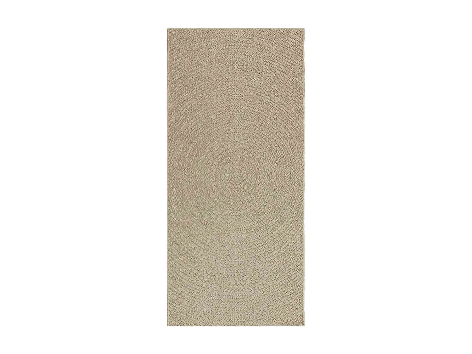 Tapis ZIZUR beige 100x200 cm aspect de jute intérieur extérieur