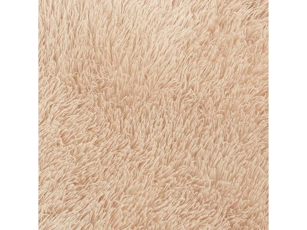 Alfombra shaggy de pelo largo NAVARRA beige 160x230 cm poliéster