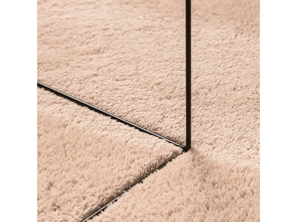 Tappeto morbido a pelo corto HUARTE lavabile rosso chiaro 80x250 cm