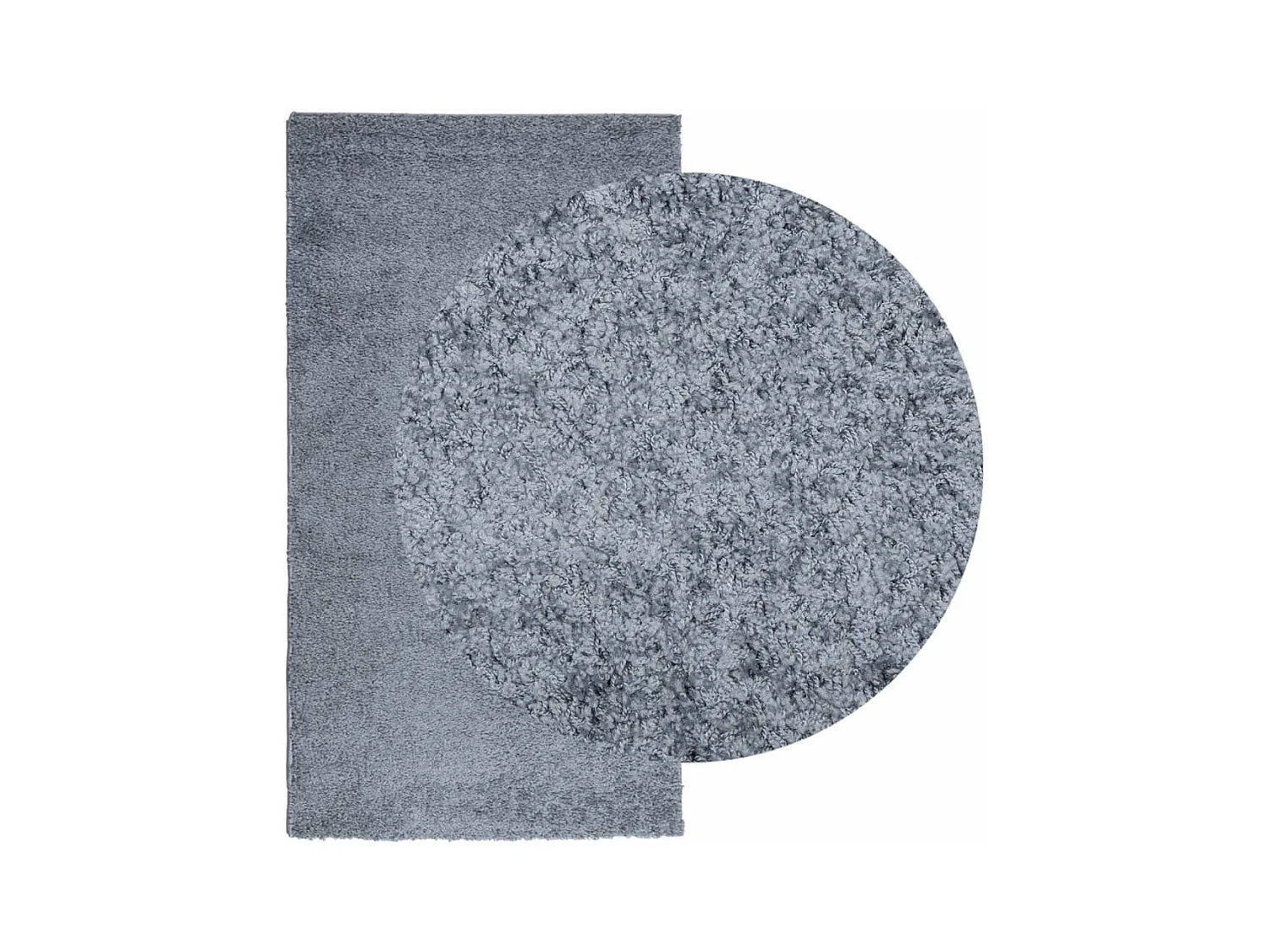 PAMPLONA shaggy tapijt, langpolig, modern blauw, 80x150 cm