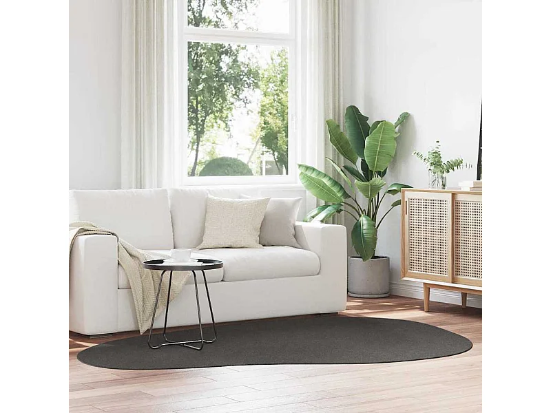 Tapis Antraciet 160 x 230 cm Polyester