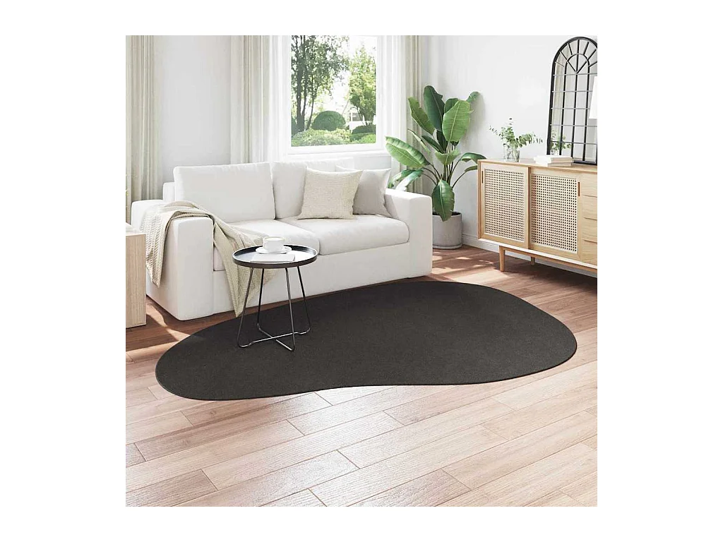 Tapis Anthracite 160 x 230 cm Polyester