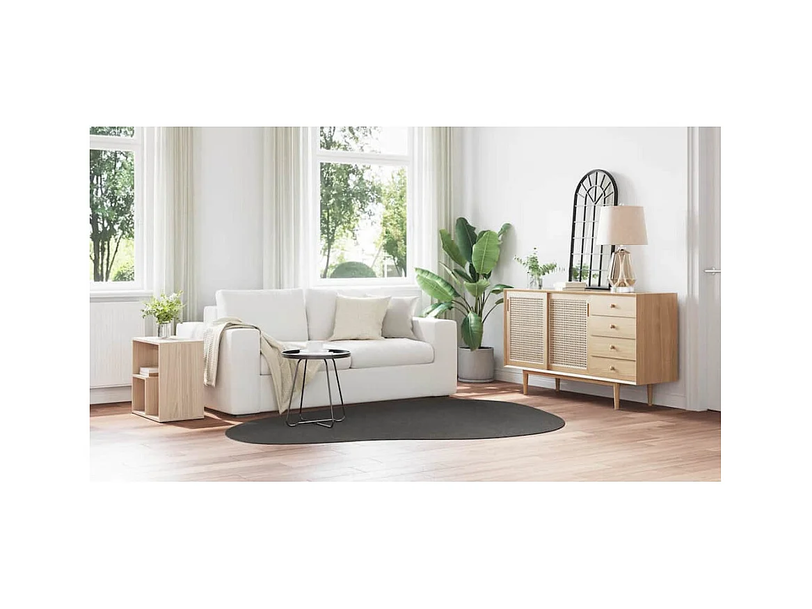 Tapis Anthracite 160 x 230 cm Polyester