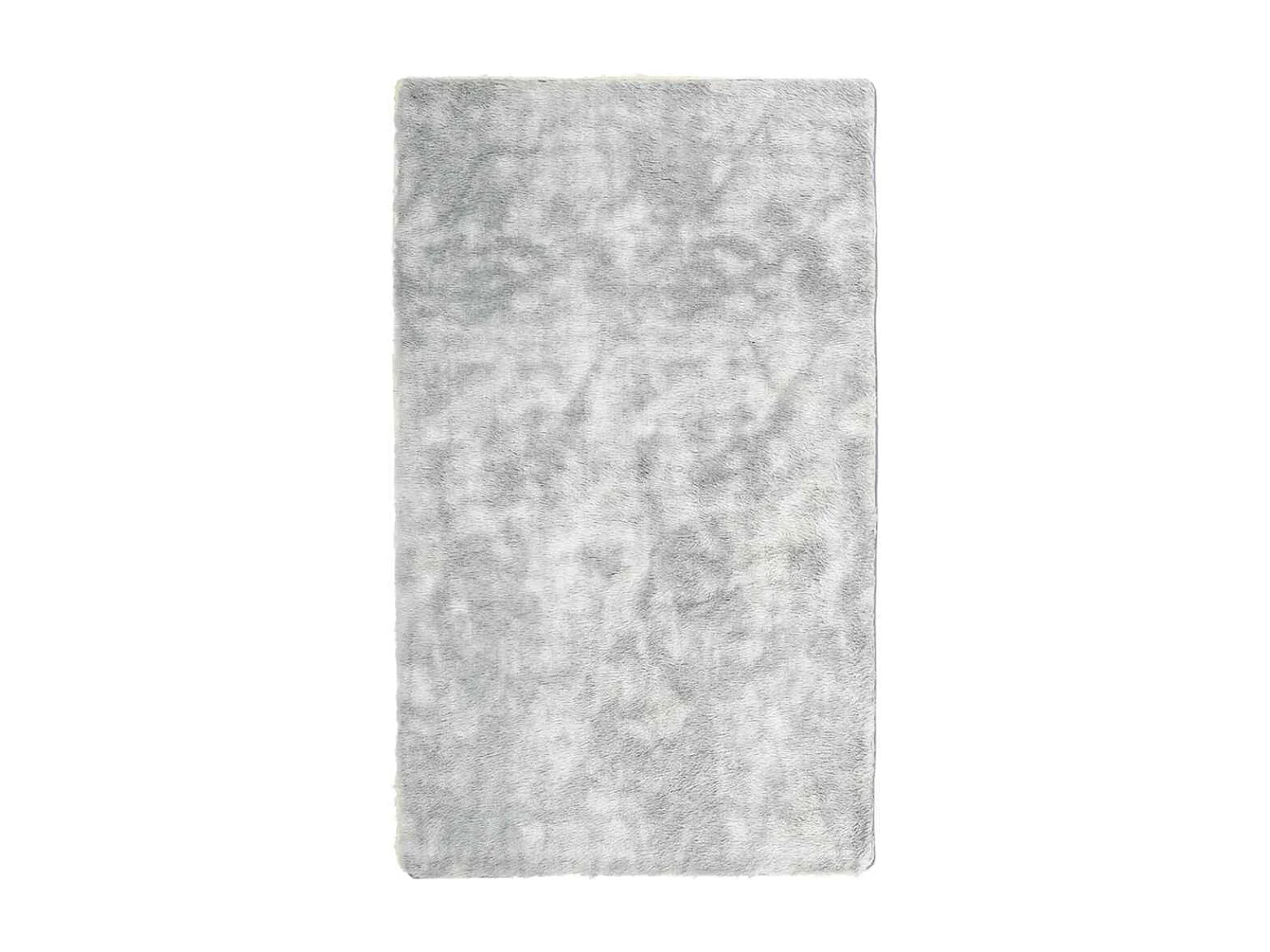 Tapis Shaggy à poils longs NAVARRA gris argenté 60x100 cm
