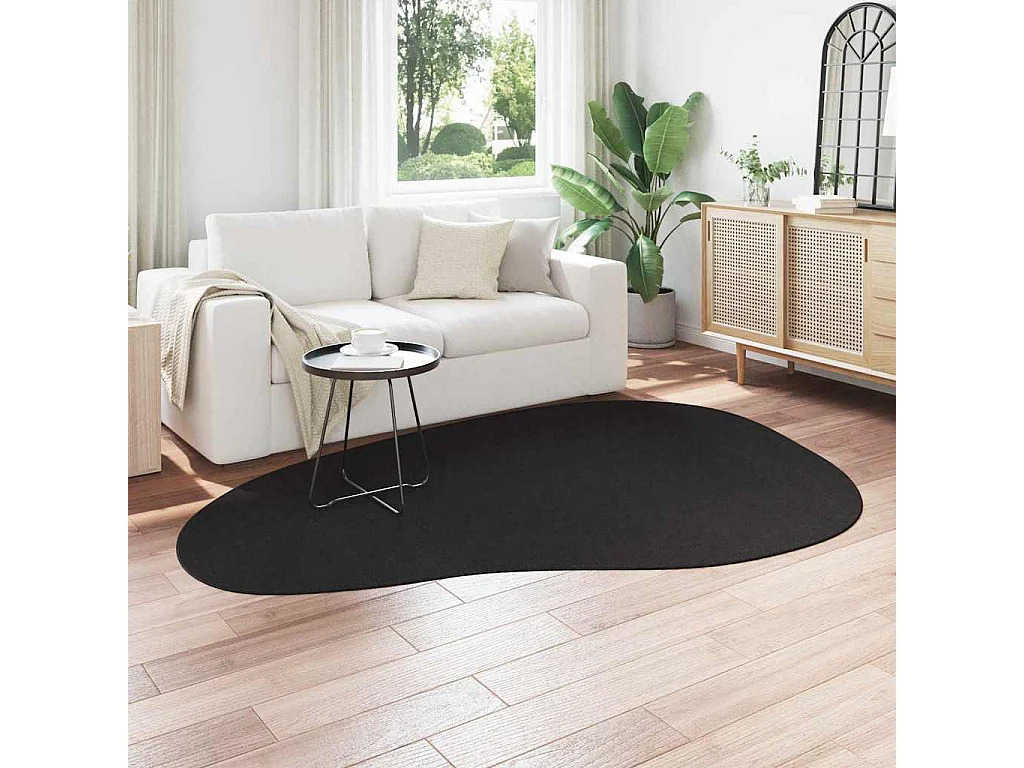 Tapis Noir 160 x 230 cm Polyester