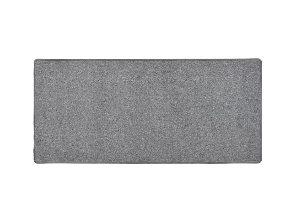 Alfombra de pasillo gris oscuro 50x100 cm