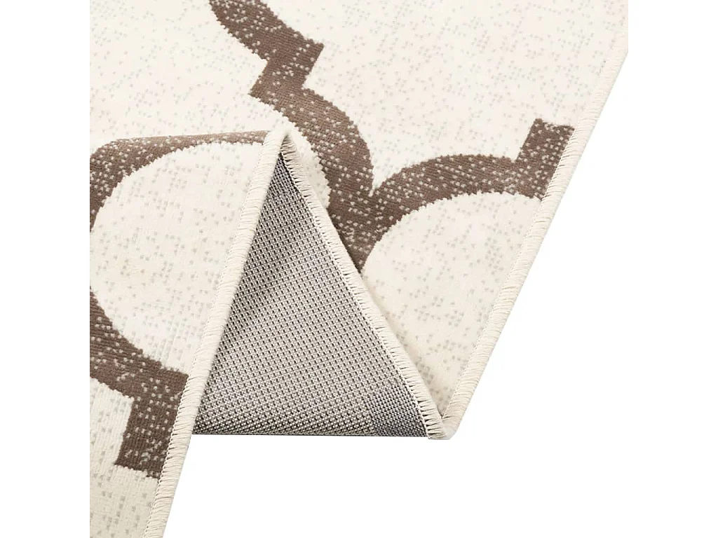 Tappeto da interno ed esterno a pelo corto 160x230cm antiscivolo