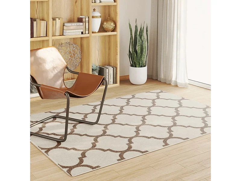 Tappeto da interno ed esterno a pelo corto 160x230cm antiscivolo