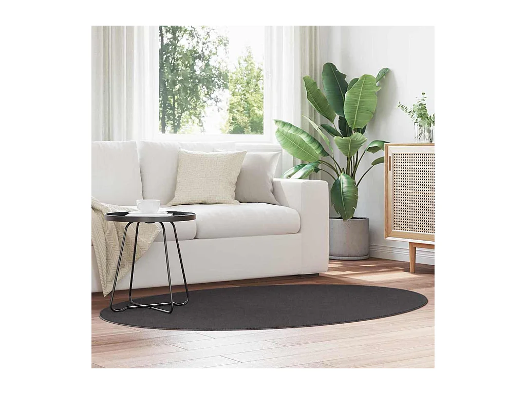 Tapis Antraciet 120 x 170 cm Polyester