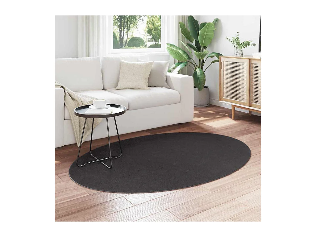 Tapis Antraciet 120 x 170 cm Polyester