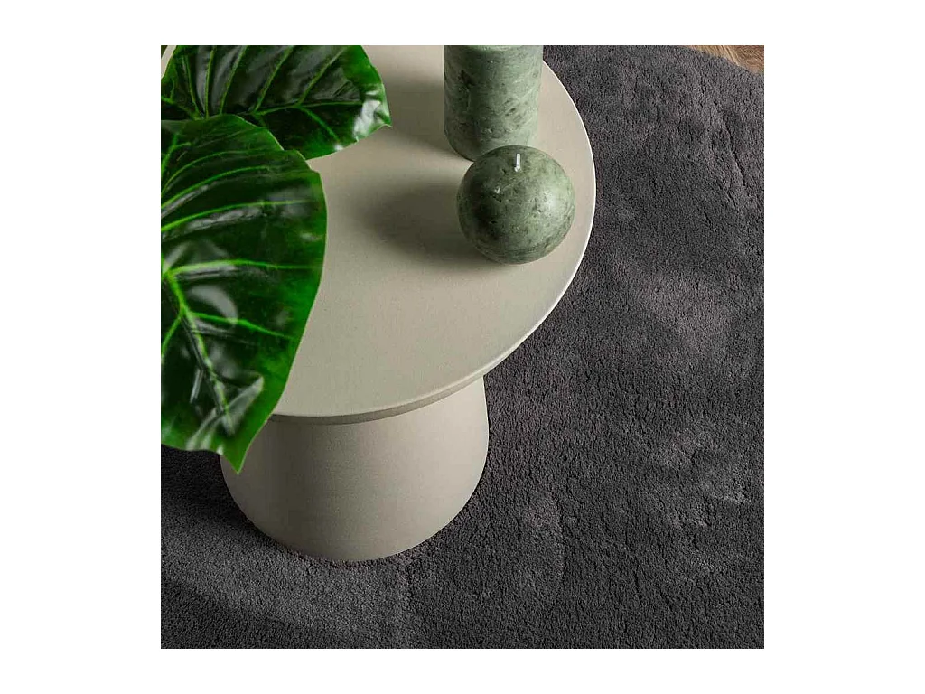 Tapis Antraciet 120 x 170 cm Polyester