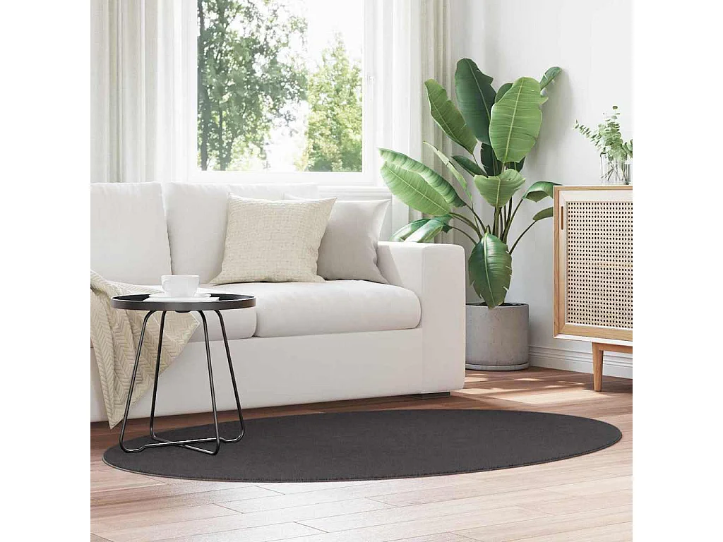 Tapis Anthracite 120 x 170 cm Polyester