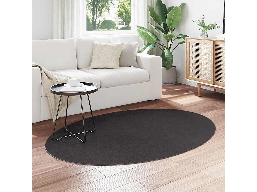 Tapis Anthracite 120 x 170 cm Polyester