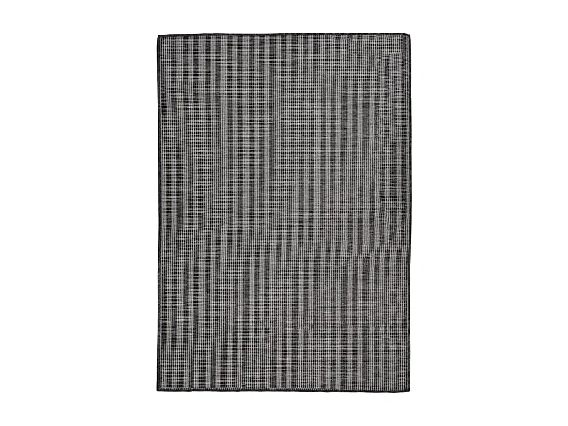 Alfombra de exterior de tejido plano 140x200 cm Gris