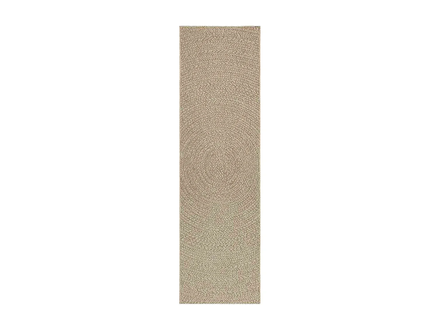 Tapis ZIZUR beige 80x250 cm aspect de jute intérieur extérieur