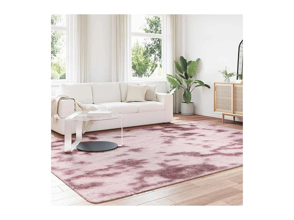 Tappeto Shaggy NAVARRA Rosa Cipria 240x340 cm