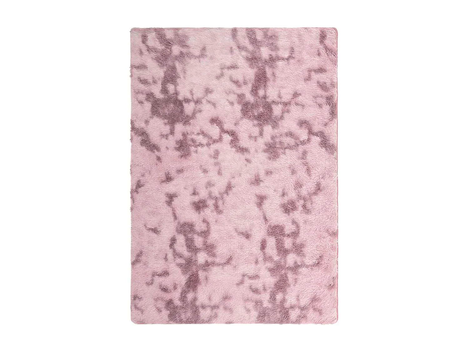 Tapis Shaggy à poils longs NAVARRA rose poudré 240x340 cm
