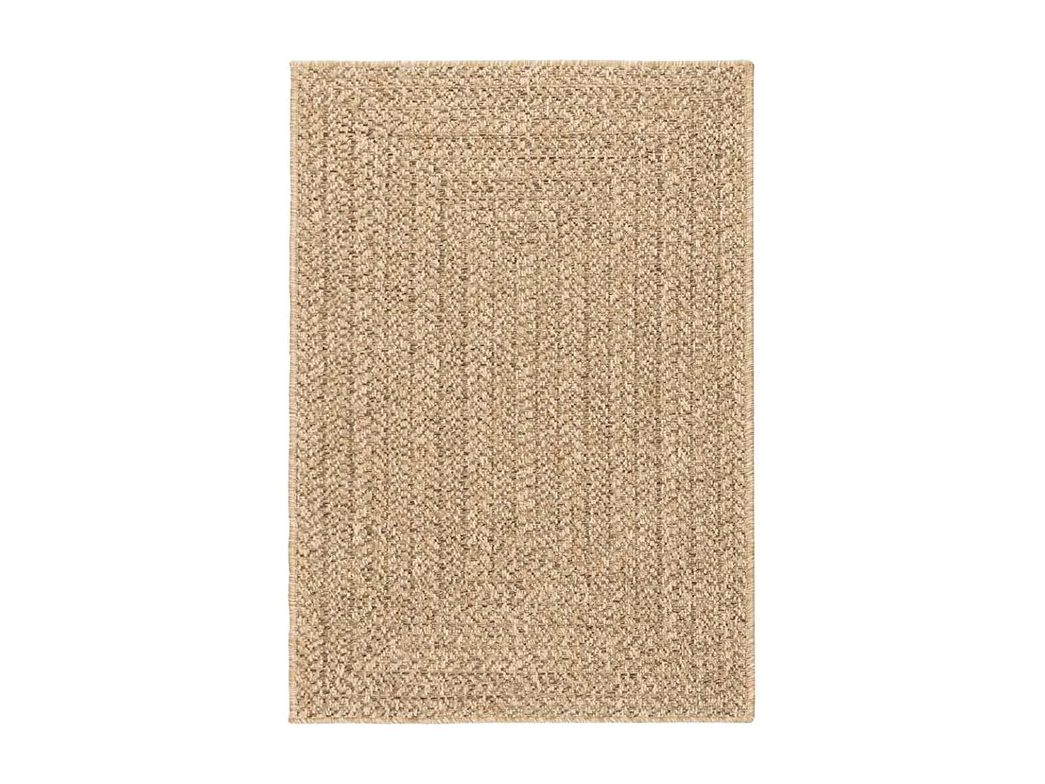 Tapis ZIZUR beige 120x170 cm aspect de jute intérieur extérieur