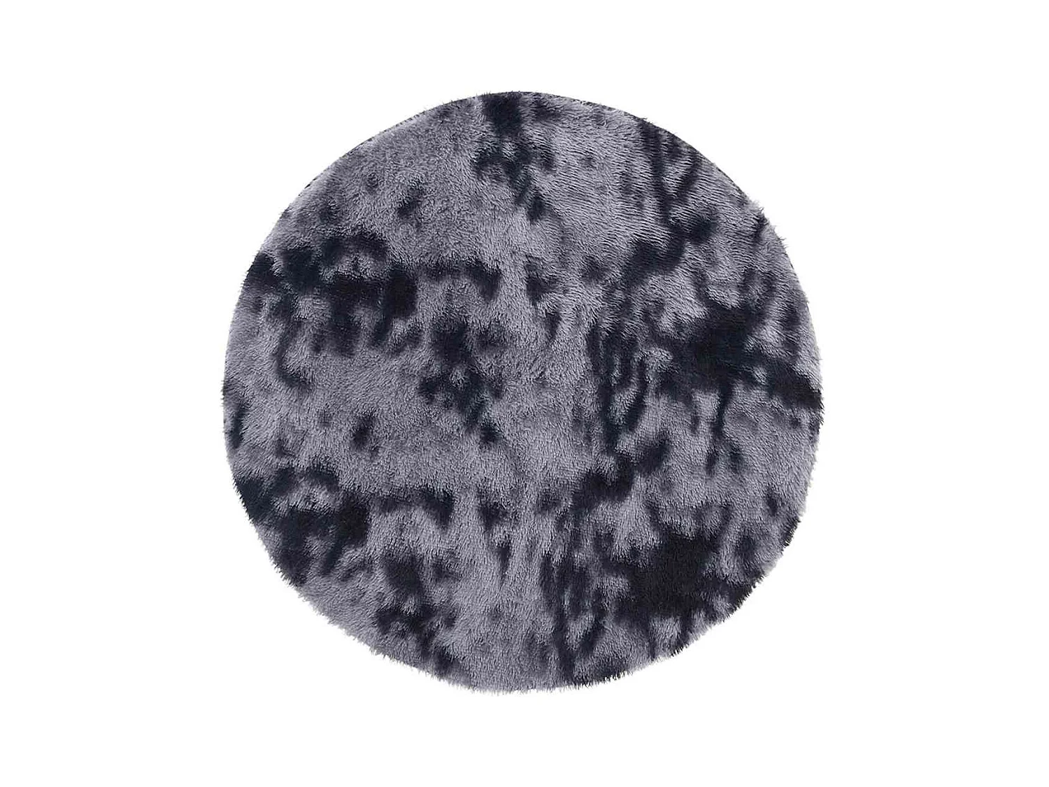 Alfombra peluda NAVARRA gris oscuro 240x240 cm