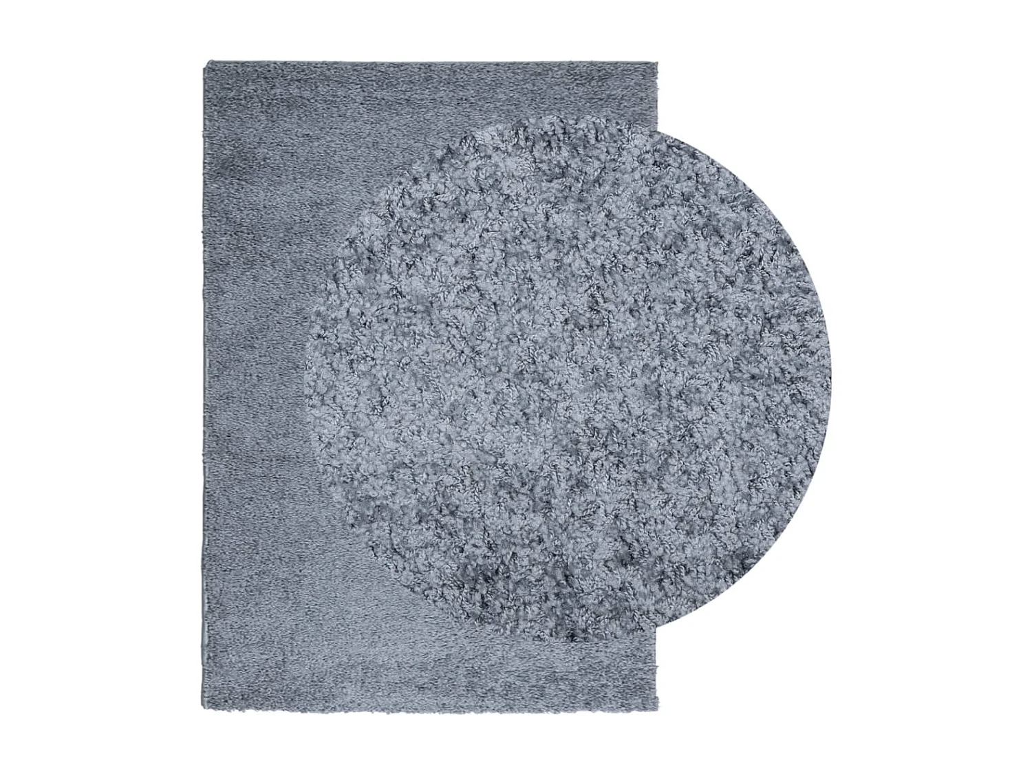 Tappeto shaggy PAMPLONA, pelo lungo, blu moderno, 120x170 cm