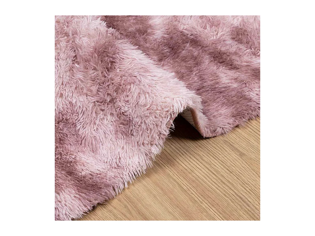 Tappeto Shaggy NAVARRA Rosa Cipria 200x200 cm