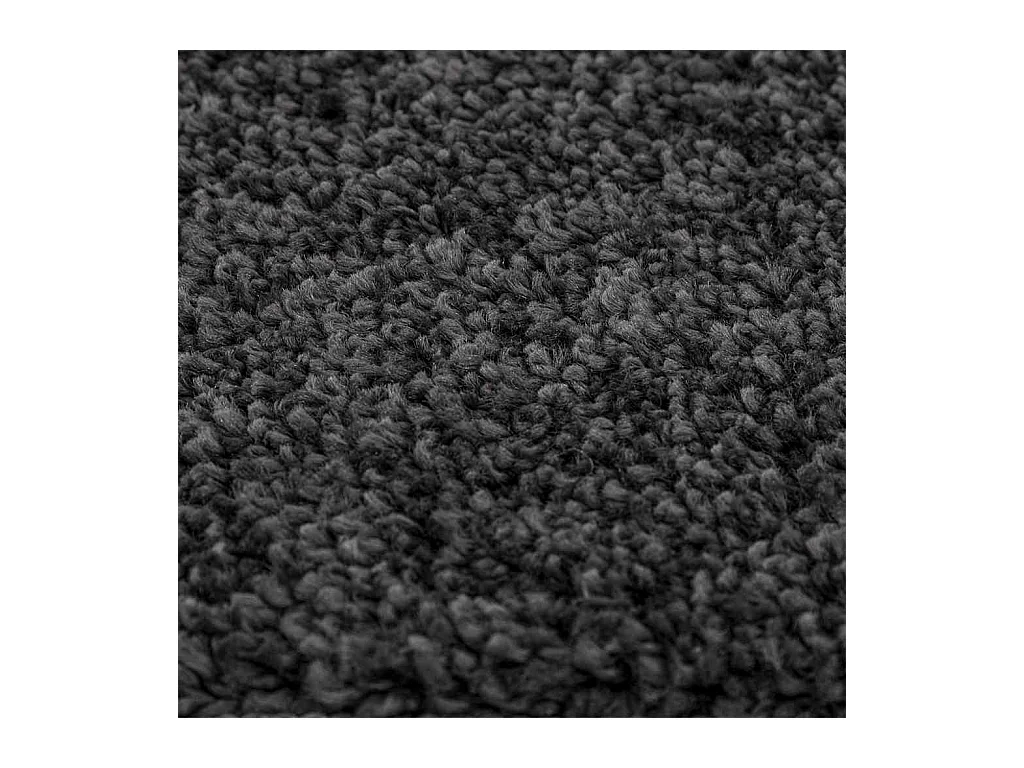 Tapis Gris foncé 120 x 120 cm Polypropylène