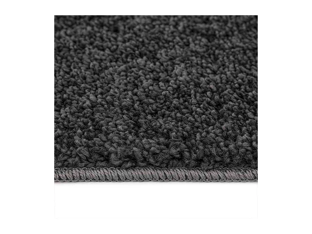 Tapis Gris foncé 120 x 120 cm Polypropylène