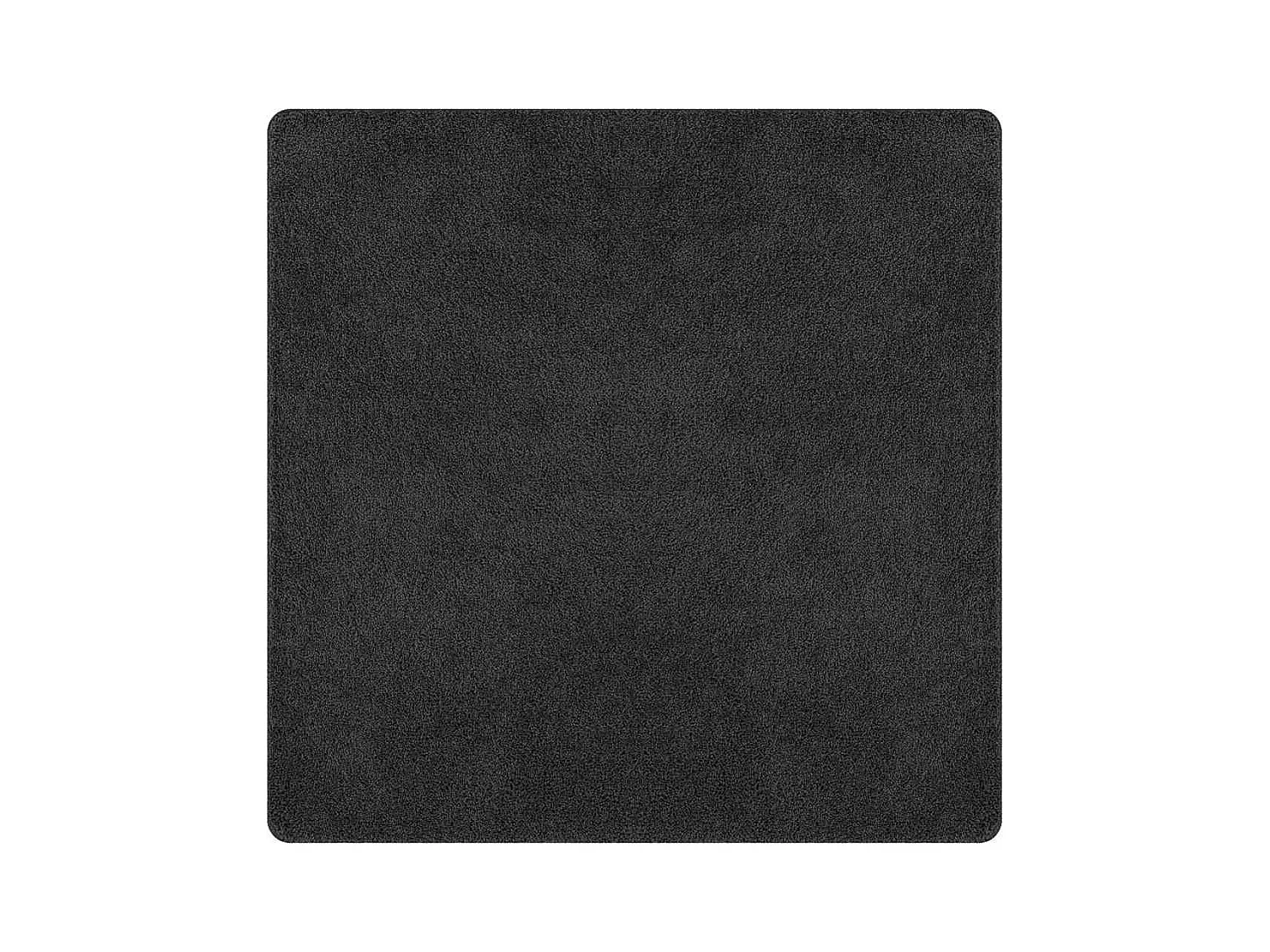 Alfombra gris oscuro 120 x 120 cm Polipropileno