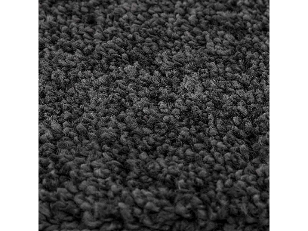 Tapis Gris foncé 120 x 120 cm Polypropylène