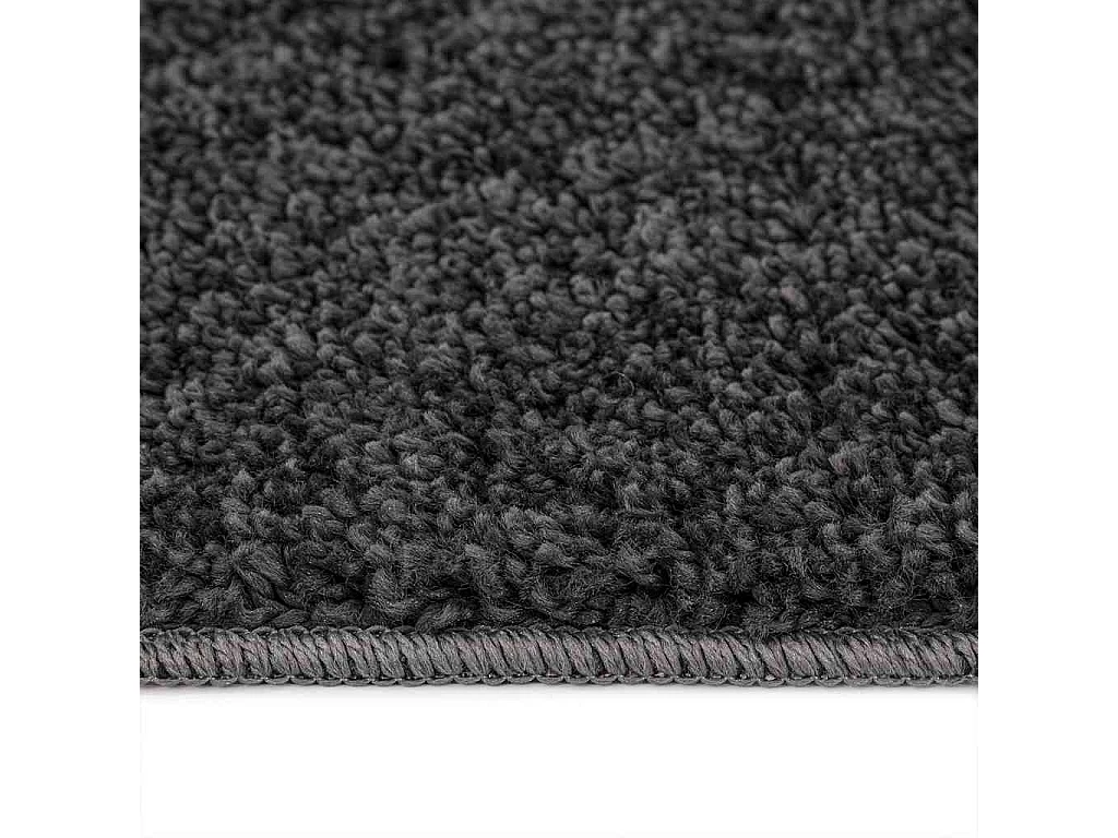 Tapis Gris foncé 120 x 120 cm Polypropylène