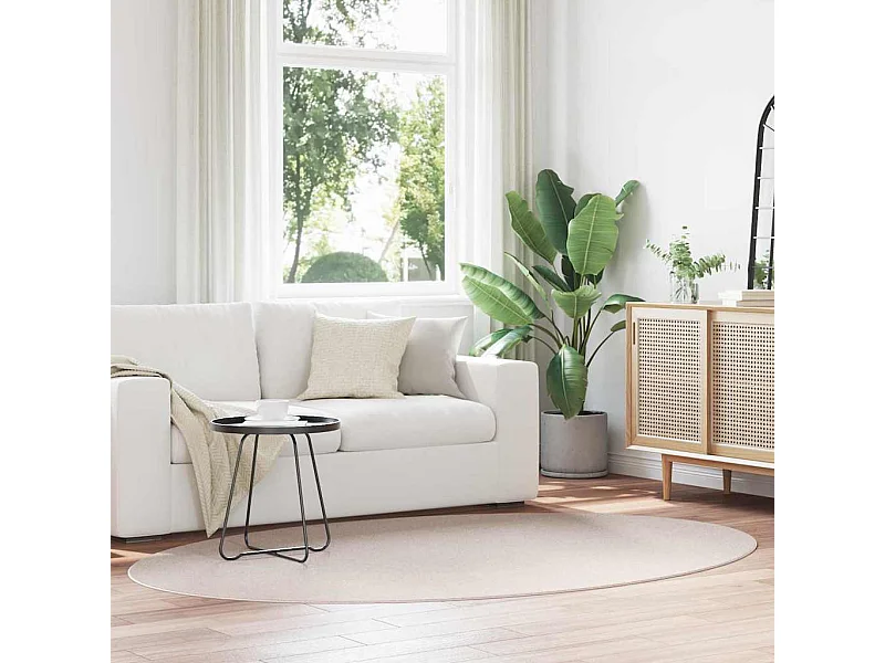 Tappeto color sabbia 160 x 230 cm Poliestere