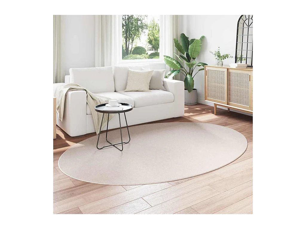 Tapis Couleur sable 160 x 230 cm Polyester