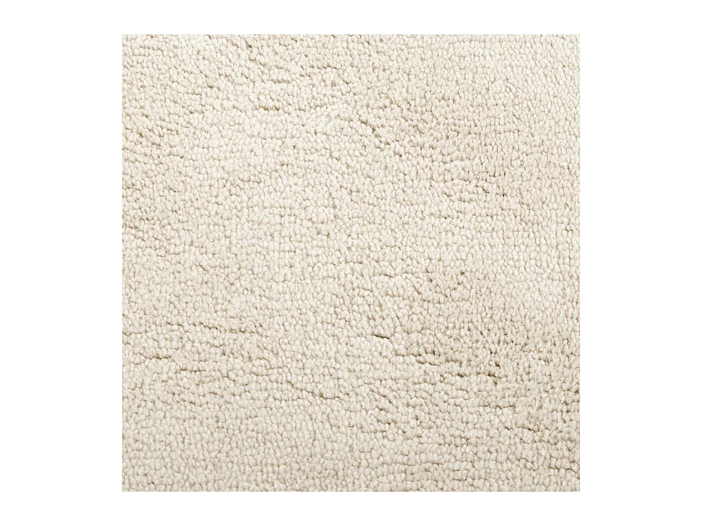 Tapis OVIEDO à poils courts beige 120x120 cm