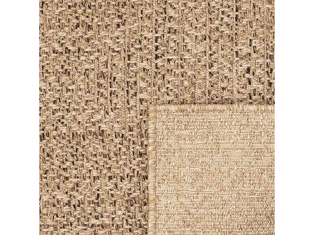 Tappeto ZIZUR beige 200x290 cm effetto juta interno esterno