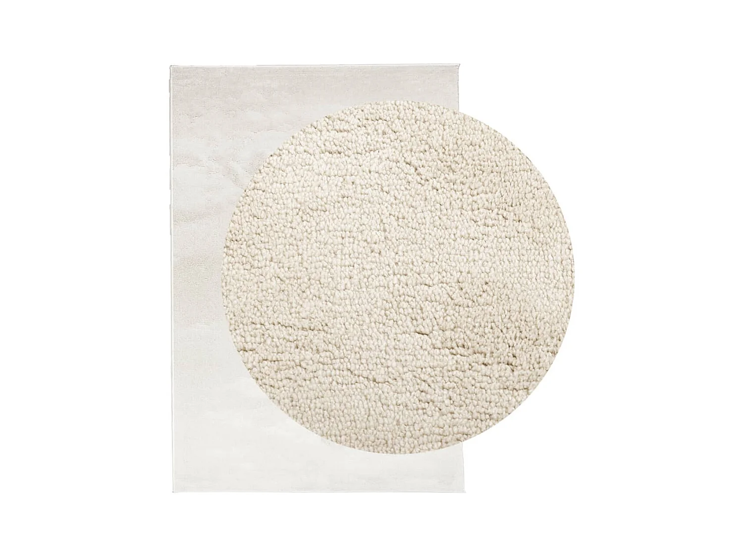 Tappeto a pelo corto OVIEDO beige 160x230 cm