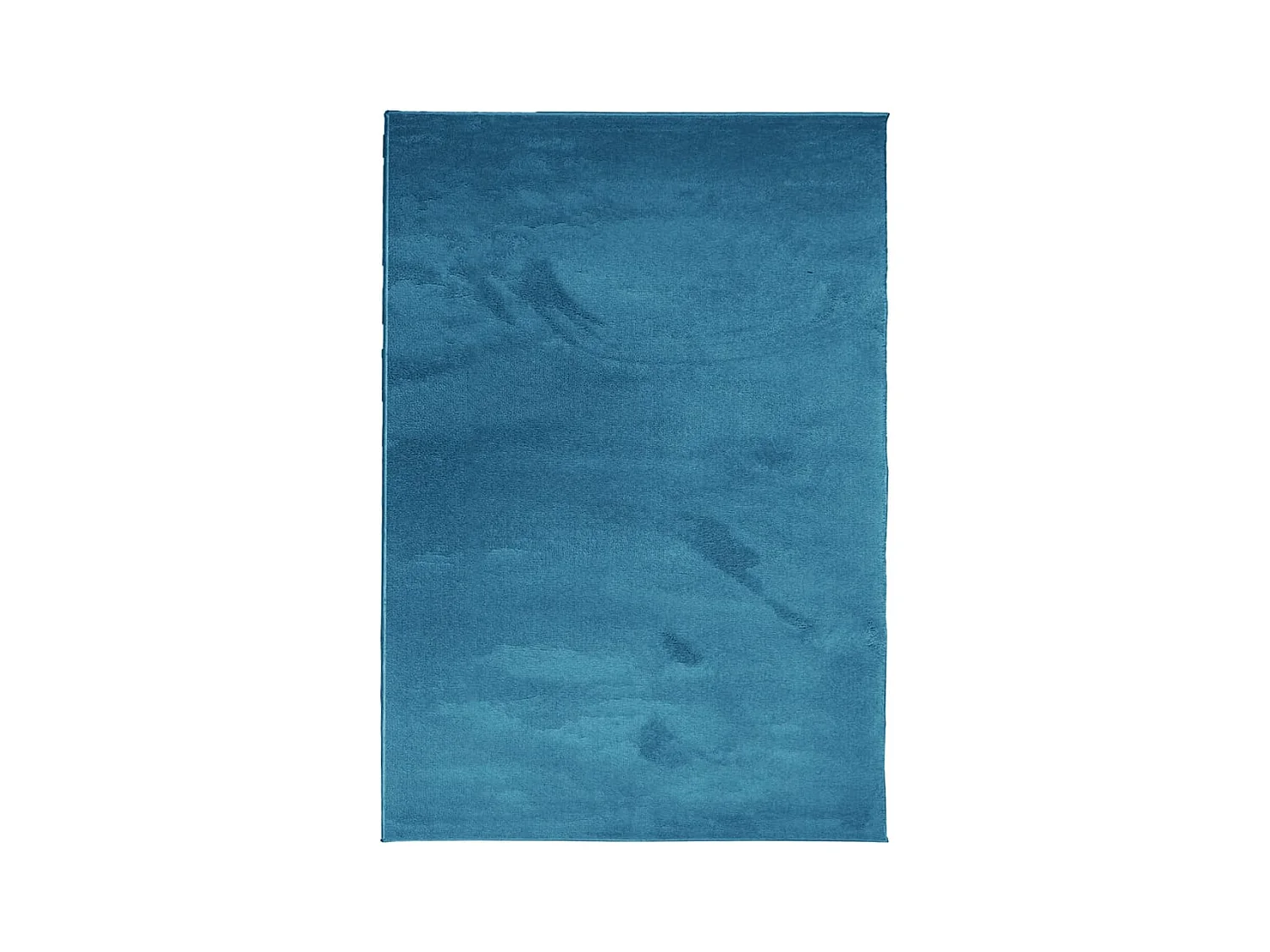 OVIEDO kortpolig vloerkleed turquoise 140x200 cm