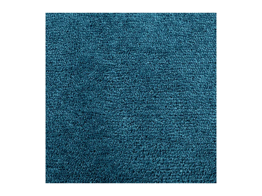 OVIEDO kortpolig vloerkleed turquoise 140x200 cm