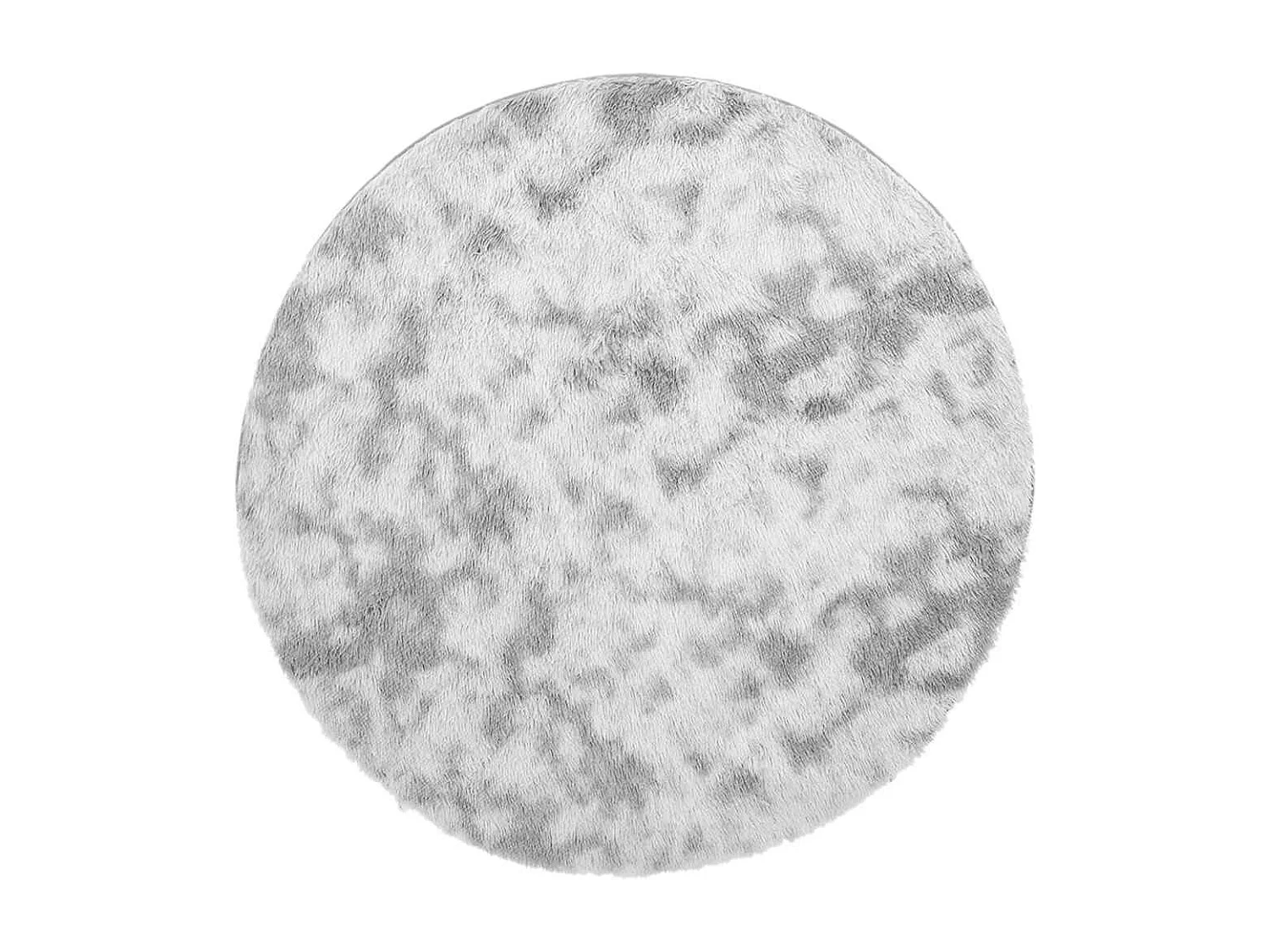 Tappeto NAVARRA Shaggy Grigio Argento 100x100 cm