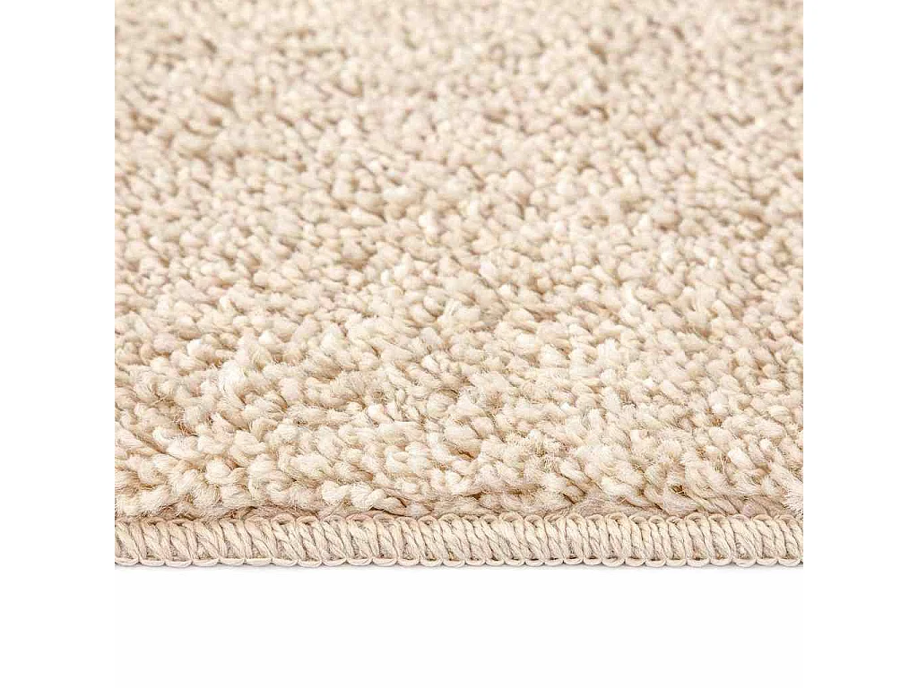 Tapis Crème 120 x 120 cm Polypropylène