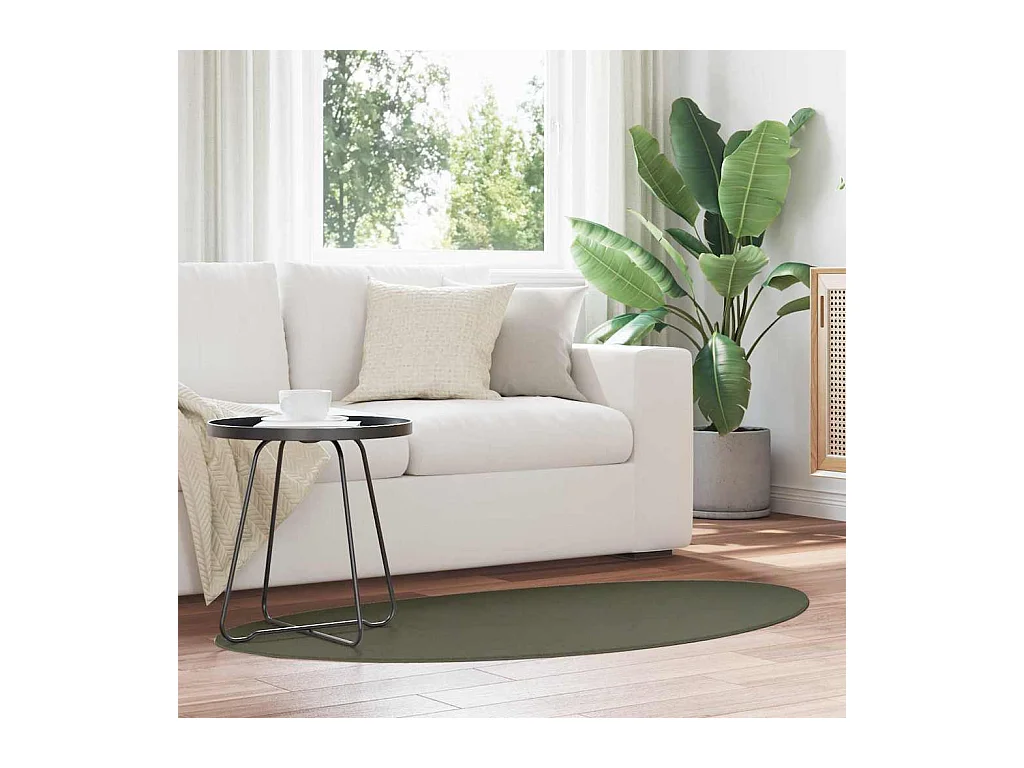 Tapis Vert forêt 80 x 150 cm Polyester