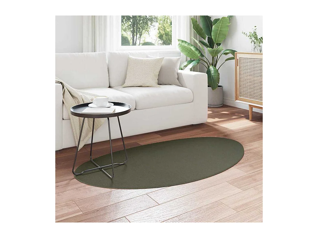 Tapis Vert forêt 80 x 150 cm Polyester