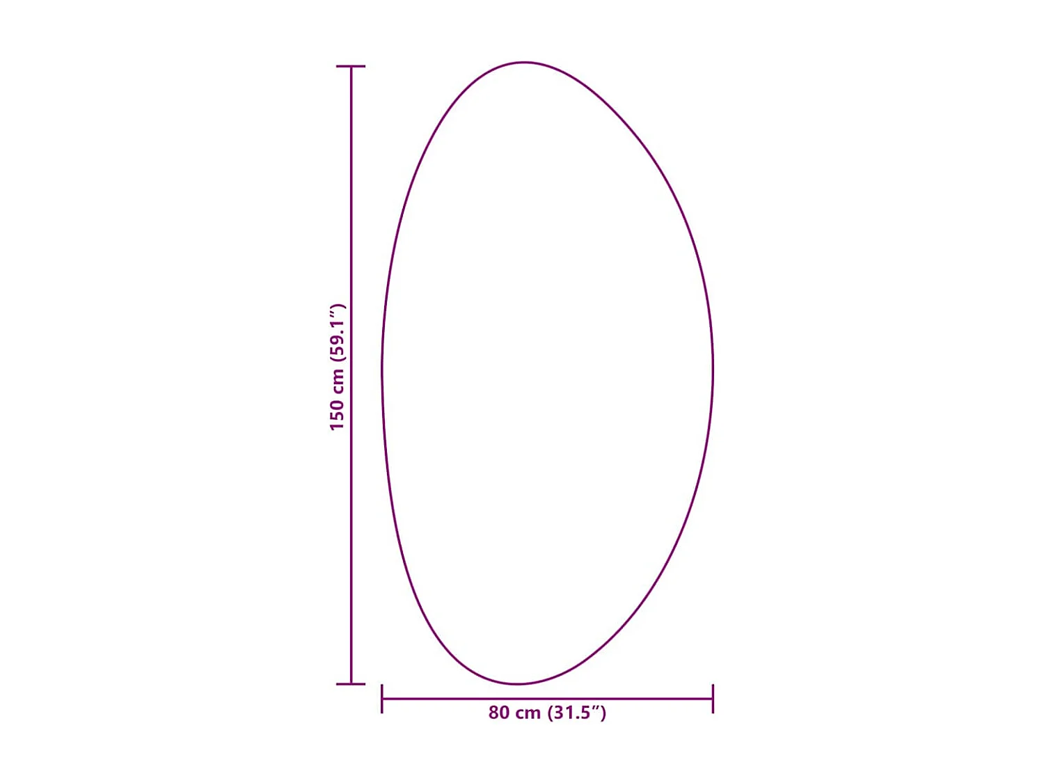 Tappeto verde bosco 80 x 150 cm in poliestere