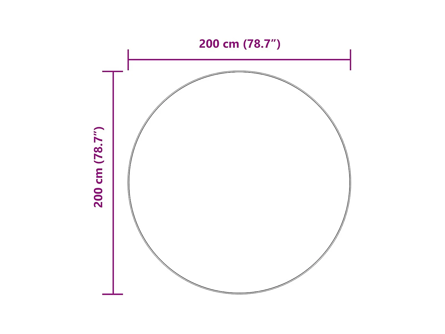 Tapis Shaggy à poils longs NAVARRA beige 200x200 cm polyester