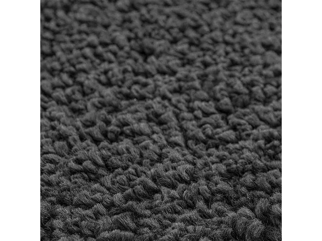 Tapis Gris foncé 120 x 120 cm Polypropylène