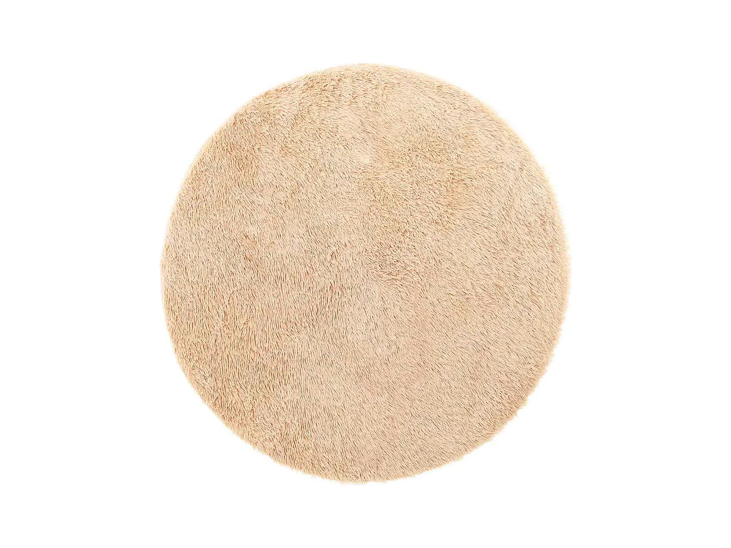 Shaggy vloerkleed met lange pool NAVARRA beige 100x100 cm polyester