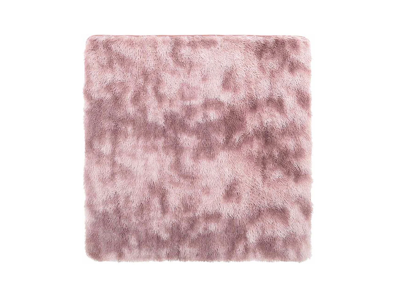 Tappeto shaggy a pelo lungo NAVARRA rosa cipria 160x160 cm