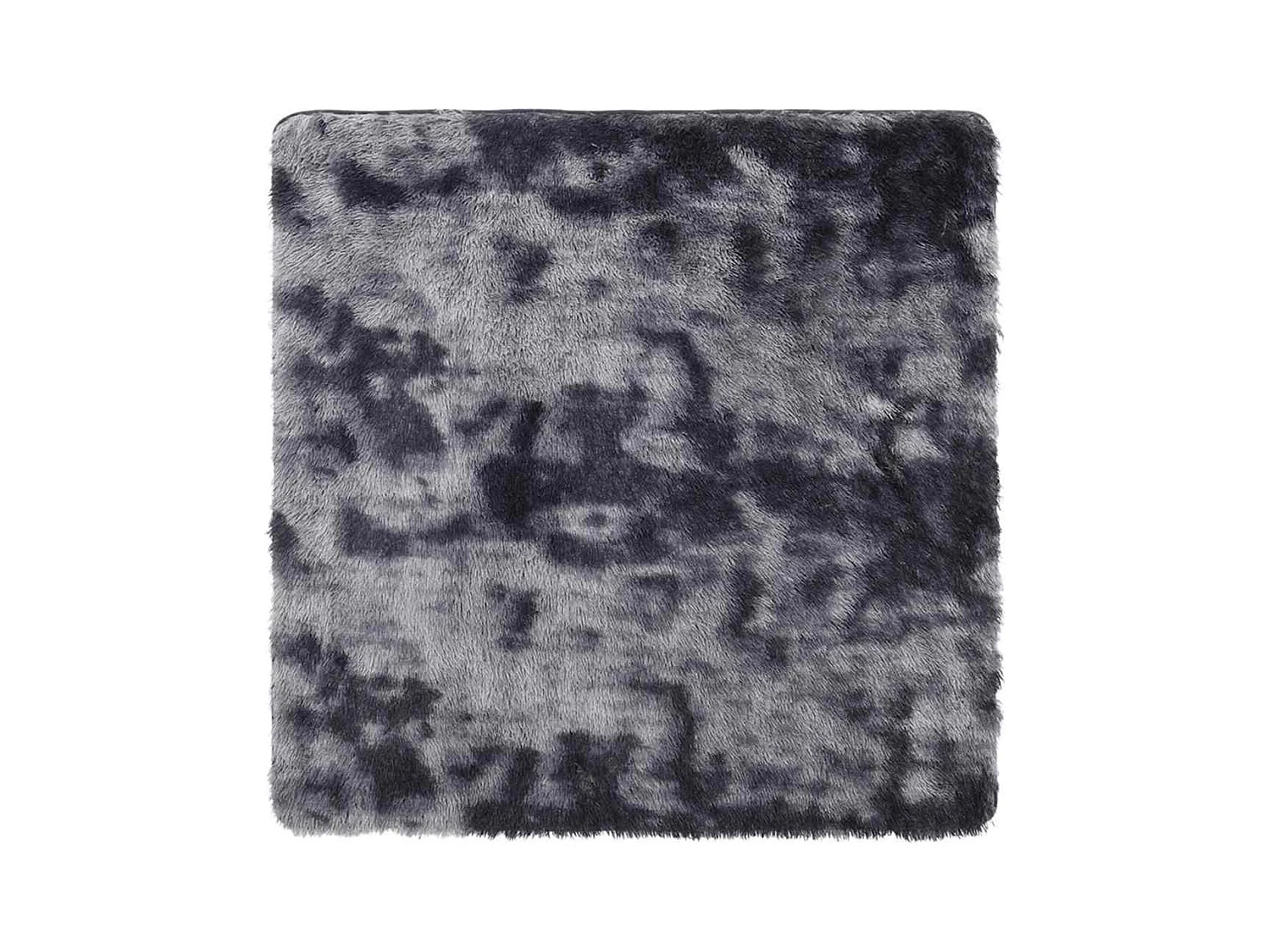Alfombra de pelo largo NAVARRA gris oscuro 200x200 cm