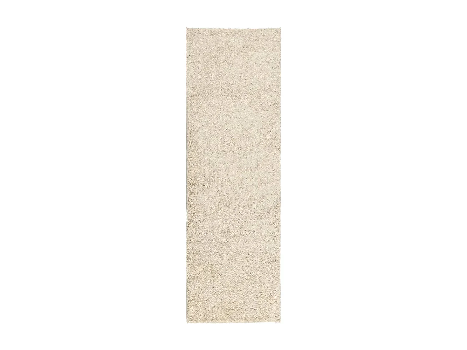 Tappeto shaggy PAMPLONA, moderno a pelo lungo, oro, 80x250 cm